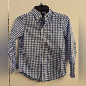 Kids OLs Gingham Poplin Shirt